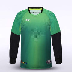 Cikers Sports Soccer Jersey Green / XS Flying Fish - Customized Kids Long Sleeve Goalkeeper Jersey
