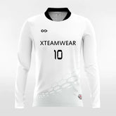 Cikers Sports Soccer Jersey White / S Dragon Vein - Customized Men's Long Sleeve Soccer Jersey
