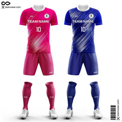 Cikers Sports Soccer Uniforms Aurora - All Over Sublimation Print Soccer Kits Short Sleeve