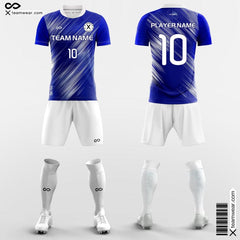 Cikers Sports Soccer Uniforms Blue / S Aurora - All Over Sublimation Print Soccer Kits Short Sleeve