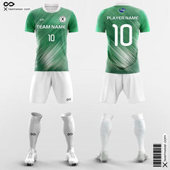 Cikers Sports Soccer Uniforms Green / S Aurora - All Over Sublimation Print Soccer Kits Short Sleeve