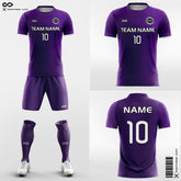 Cikers Sports Soccer Uniforms Purple Stripe - Custom Youth Soccer Uniforms Sublimated
