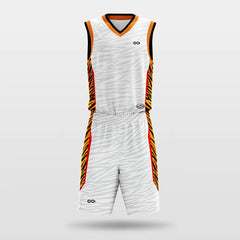 Cikers Sports Tiger stripes - Customized Sublimated Basketball Set
