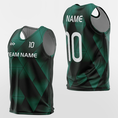 Cikers Sports Training Bibs Green Diamond Check - Training Bibs Custom Sublimation Design
