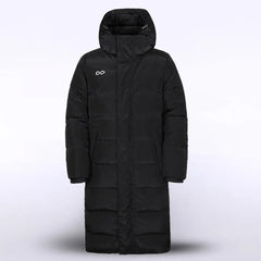 Cikers Sports Warm-Ups Black / 120 AI Kids Long Winter Puffer Jacket