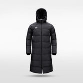 Cikers Sports Warm-Ups Black / 120 AI - Kids Winter Long Coat