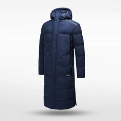 Cikers Sports Warm-Ups Navy / S Falcon - Customized Long Puffer Jacket