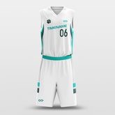 Cikers Sports White / S Breeze - Customized Sublimated Basketball Set