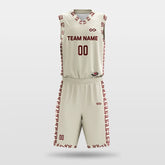 Cikers Sports White / S Chinese knot - Customized Sublimated Basketball Set