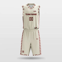 Cikers Sports White / S Chinese knot - Customized Sublimated Basketball Set
