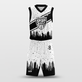 Cikers Sports White / S City - Customized Sublimated Basketball Set
