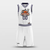 Cikers Sports White / S CLASSIC15 - Customized Sublimated Basketball Set