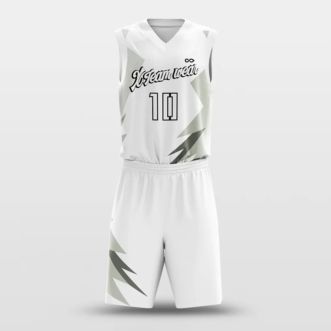 Cikers Sports WHITE / S CLASSIC2 - Customized Sublimated Basketball Set