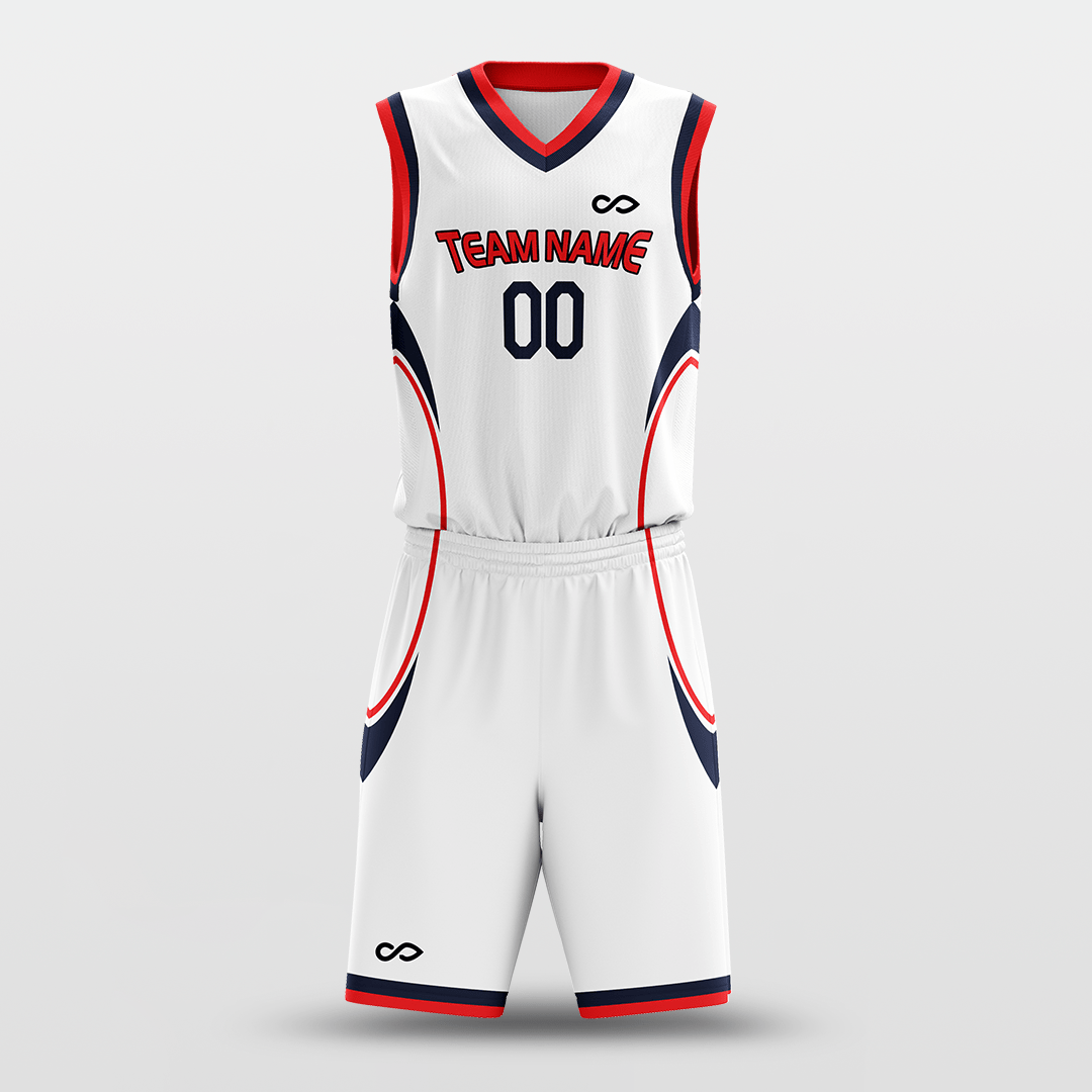 Cikers Sports White / S Classic47 - Customized Sublimated Basketball Set