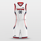 Cikers Sports White / S Classic47 - Customized Sublimated Basketball Set