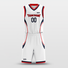 Cikers Sports White / S Classic47 - Customized Sublimated Basketball Set