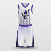 Cikers Sports White / S Field - Customized Sublimated Basketball Set