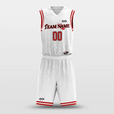 Cikers Sports White / S Mountains - Customized Sublimated Basketball Set