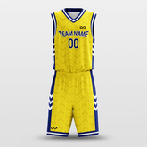 Cikers Sports Yellow / S Classic 71 - Customized Sublimated Basketball Set