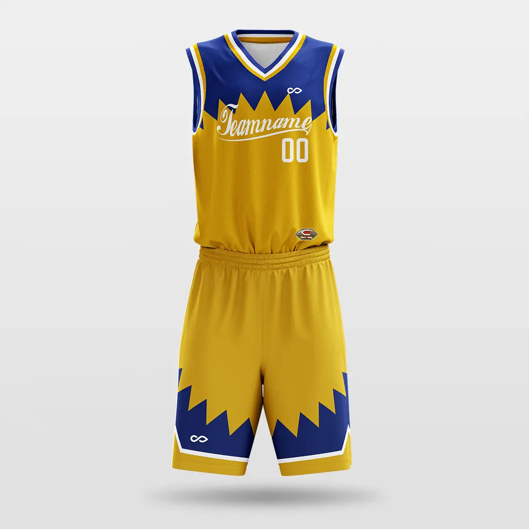Cikers Sports yellow / S Fire - Customized Sublimated Basketball Set