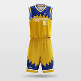 Cikers Sports yellow / S Fire - Customized Sublimated Basketball Set