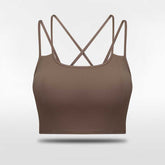 Cikers Sports Yoga Khaki / S Classic 2 - Customized Sports Bra