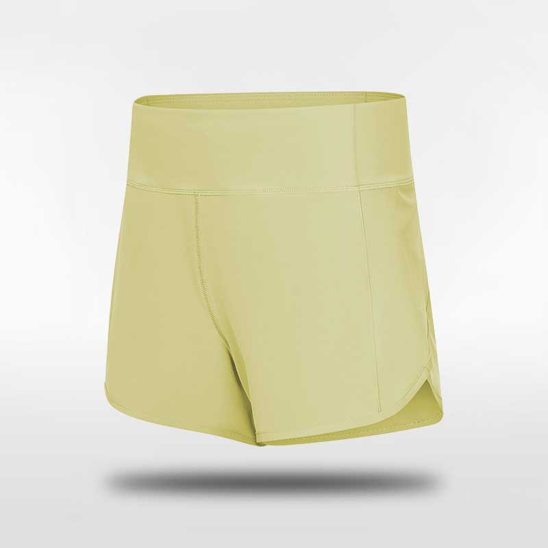 Cikers Sports Yoga Yellow / S Classic 3 - Customized Womens Training Shorts