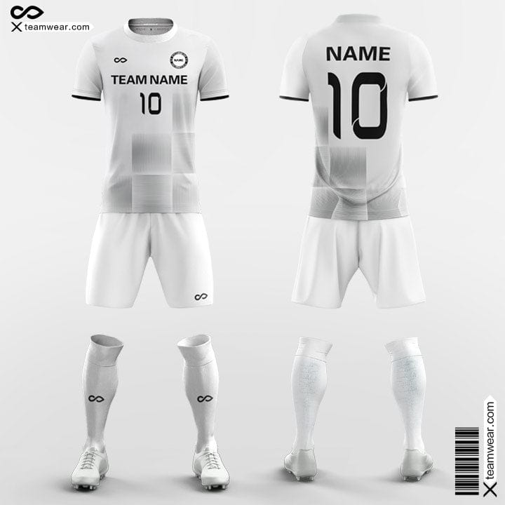 Grey Soccer Jersey &Football Shirts Custom Design for Team-XTeamwear