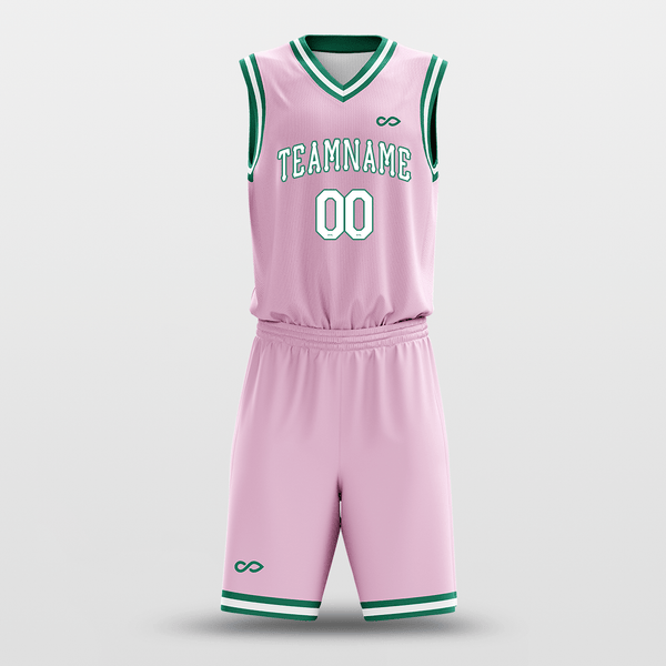 Green top basketball jersey