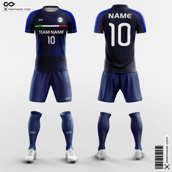 Retro Lightning - Custom Soccer Jerseys Kit Sublimated Design