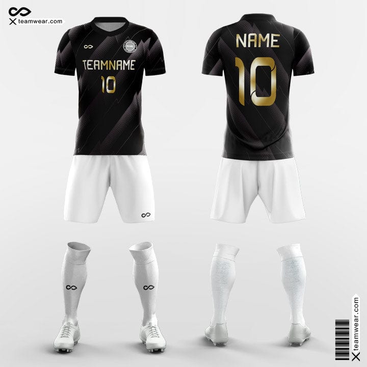 Black Gold - Custom Soccer Jerseys Kit Sublimated for League-XTeamwear