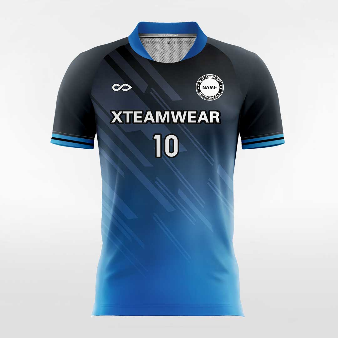 Gradient Blue - Custom Kids Soccer Jerseys Design Sublimated-XTeamwear