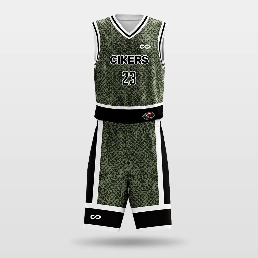 XTeamwear Basketball Jersey green / S Mamba- Customized Sublimated Basketball Set
