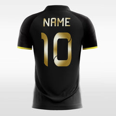 XTeamwear Soccer Jersey Fashion Sequin - Custom Kids Soccer Jerseys Design Black