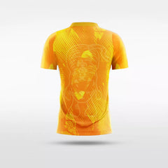 XTeamwear Soccer Jersey Orange Graphic - Women Custom Soccer Jerseys Design