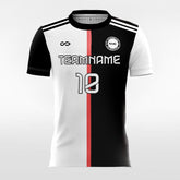XTeamwear Soccer Jersey White and Black / XS Classic Split - Women Custom Soccer Jerseys Design Two Tone