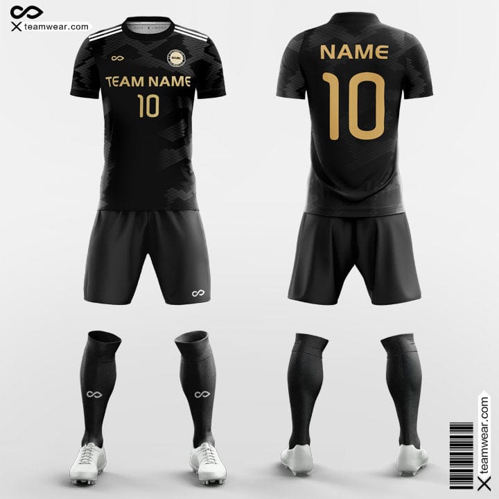 XTeamwear Soccer Uniforms Black / S Camo - Custom Soccer Team Uniform Sublimated for University