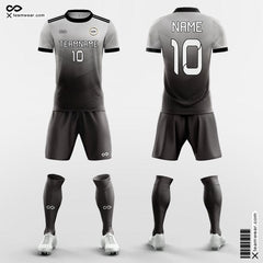 XTeamwear Soccer Uniforms Black / S Gradient Plaid - Custom Soccer Jerseys Kit for High School