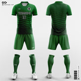 XTeamwear Soccer Uniforms Green / S Green Sea - Team Custom Soccer Jerseys with Shorts Sublimated