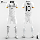 XTeamwear Soccer Uniforms White / S Wave - Custom Club Soccer Jerseys with Shorts Sublimation