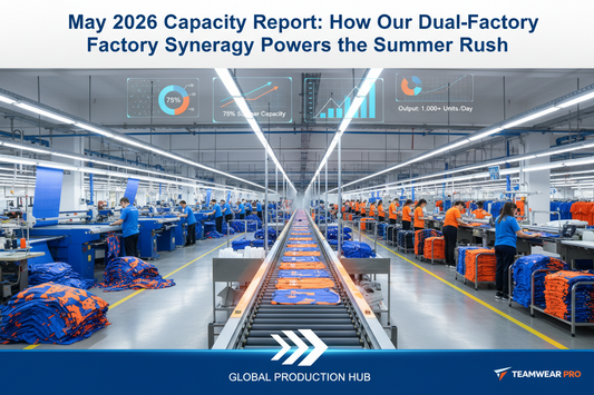 May 2026 Capacity Report: How Our Dual-Factory Synergy Powers the Summer Rush XTeamwear
