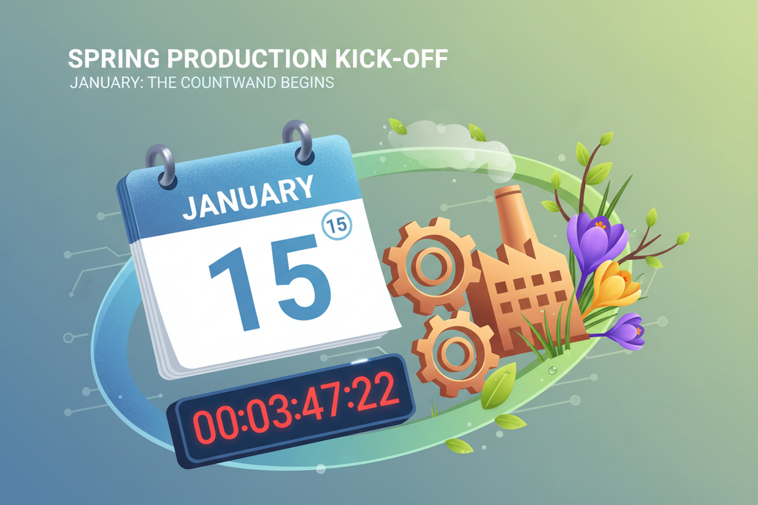 The Production Countdown: Why January is the Last Window for Early Spring Delivery XTeamwear
