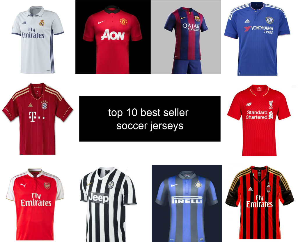 Top 10 Best-Seller Soccer Jerseys Collections in the World