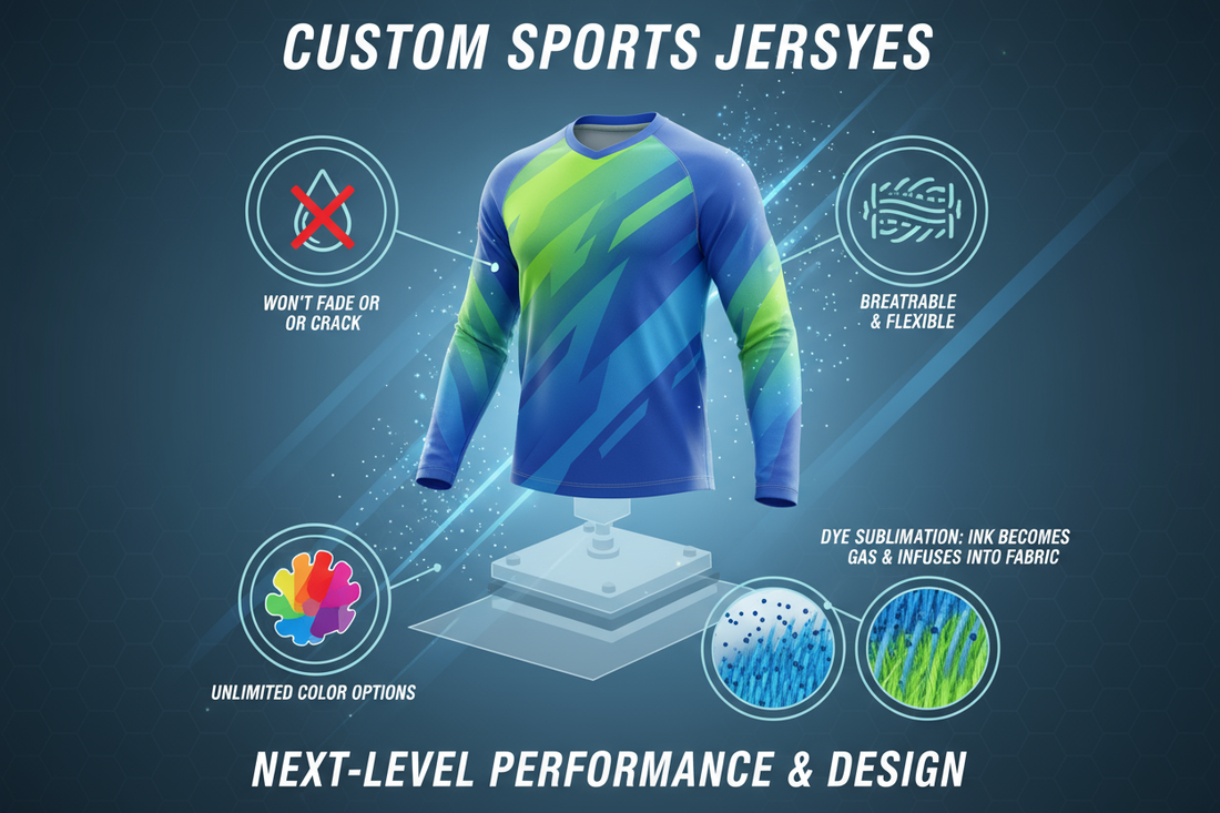 What Is Dye Sublimation and Why It’s the Go‑To for Custom Sports Jerseys
