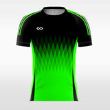 green custom short sleeve jersey