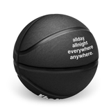 custom basketball black