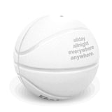 white ball for basketball