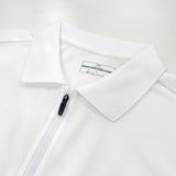 polo shirts zip sleeve