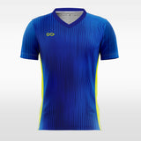 Blue Abstract Soccer Jersey