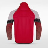 Red Embrace Splash Full-Zip Jacket Custom 
